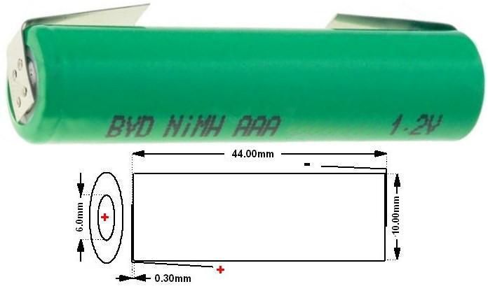 Bateria AAA-700-850mA